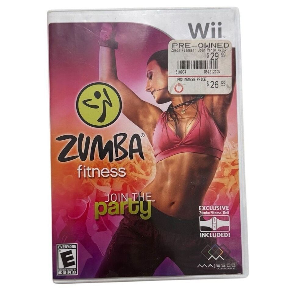 Zumba Fitness Join The Party Nintendo Wii Video Game